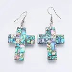 Abalone Shell/Paua Shell Dangle Earrings