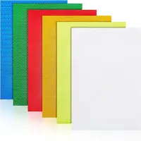 10 Sheets 6 Colors Waterproof Luminous Plastic Self-Adhesive Stickers
