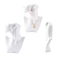 High End Resin Side Body Model Portrait Jewelry Stand