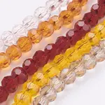 Eco-Friendly Glass Round Bead Strands