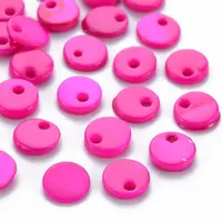 Spray Painted Freshwater Shell Charms