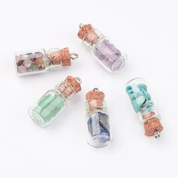 Glass Bottle Pendants