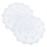 Cotton Braided Hollow Flower Placemats