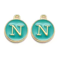 Golden Plated Alloy Enamel Charms