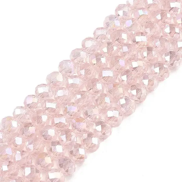 Electroplate Glass Beads Strands