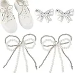 2 Styles Acrylic & Plastic Shoe Buckle Clips