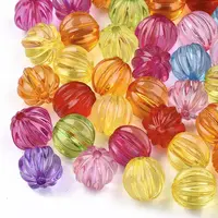 Transparency Acrylic Corrugated Beads