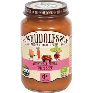 Rudolf’s BIO zelenina s hovězím masem dětský příkrm 190 g
