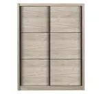 Šatníková skriňa s posuvnými dverami debby 165 - dub sivý