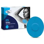 CureTape® Sensor Patches Oval Classic ochranné náplasti barva Blue 25 ks