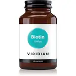 Viridian Nutrition Biotin 2500 ug kapsle pro vlasy, nehty a pokožku 90 cps