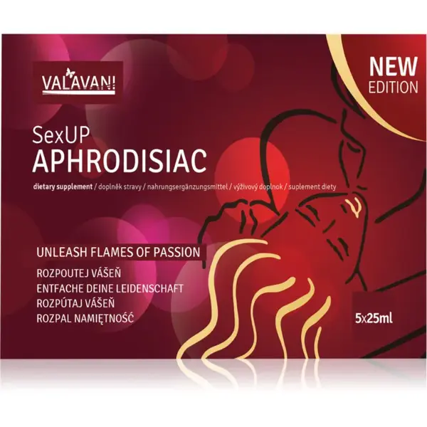 VALAVANI SexUP Aphrodisiac afrodiziakum pro muže a ženy 5x25 ml