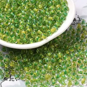 Transparent Glass Round Seed Beads