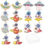 28Pcs 7 Styles Alloy Enamel Pendants