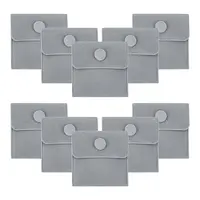 12Pcs Square Velvet Jewelry Bags