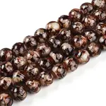 Baking Paint Glass Beads Strands