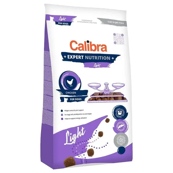 Exspirácia 5.7. 2026: Calibra Dog Expert Nutrition Light 2 kg | Granule pre psy