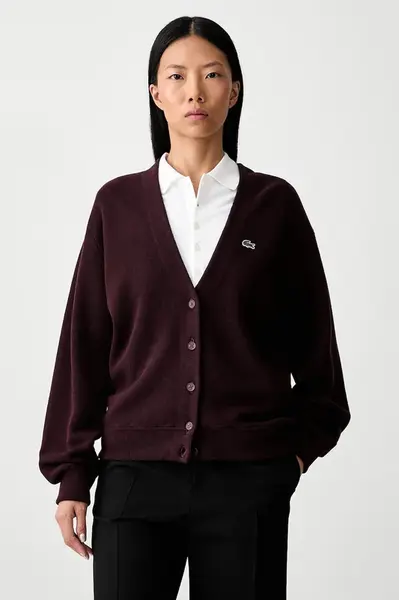 Lacoste  kardigán dámsky s vlnou