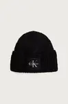 Calvin Klein  čiapka beanie dámska s prímesou vlny