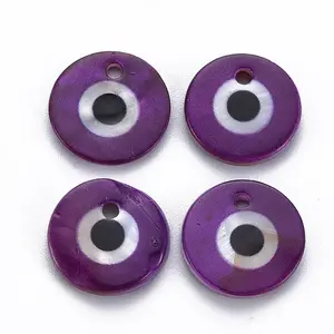 Printed Freshwater Shell Charms