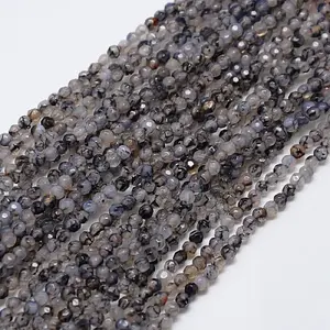 Natural Agate Round Beads Strand