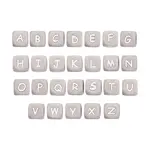 26Pcs 26 Style Silicone Alphabet Beads for Bracelet or Necklace Making