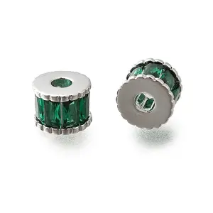 Brass Glass Beads