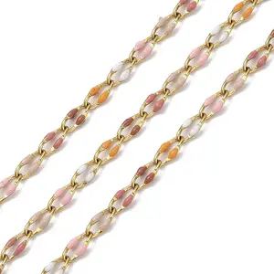 Ion Plating(IP) 304 Stainless Steel Enamel Link Chain
