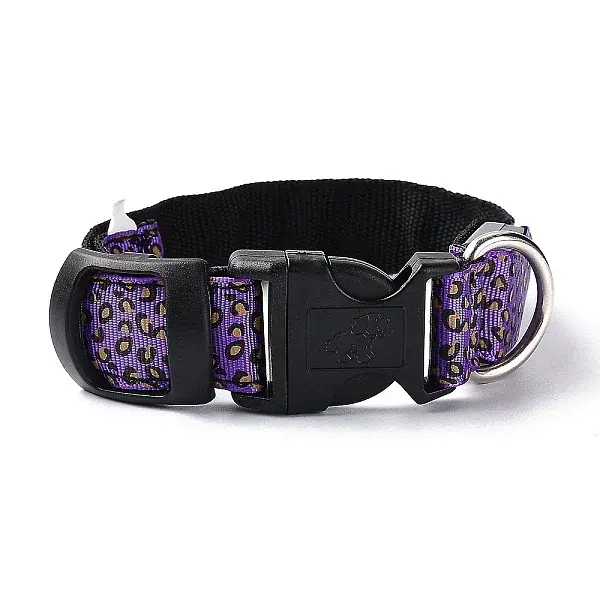 Adjustable Polyester LED Dog Collar