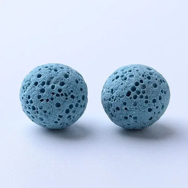 Unwaxed Natural Lava Rock Beads