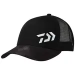 Daiwa kšiltovka 3d logo half mesh cap black haze camo