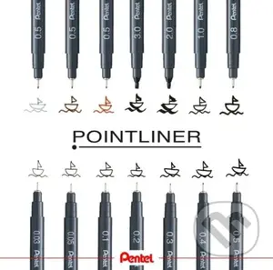 Pent.S20P-C30A Dokumentní Popisovač Černý 3,0Mm