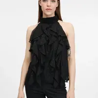 Černá dámská halenka bez rukávu ORSAY - Dámské