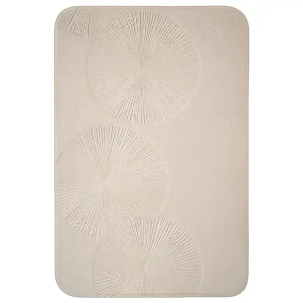 OnlyWow KOUPELNOVÁ PŘEDLOŽKA Japandi - Béžová - Moderní 60x90 cm