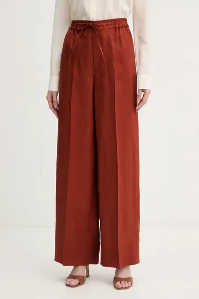 Twinset  kalhoty dámské lněné