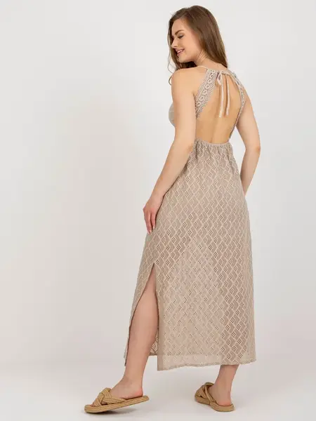 Dress-TW-SK-BI-8676.22-beige