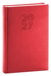 Denní diář Aprint 2027, červený