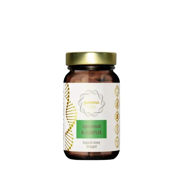 PURAVIA LABS Liposomální B-komplex 30 kapslí