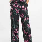 Černé dámské saténové pyžamové kalhoty ORSAY - Dámské