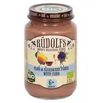RUDOLFS Bio hruška, borůvky, tvaroh 6m+ 190 g