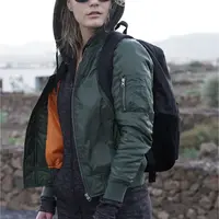 Dámská bunda Basic Bomber Jacket olivová