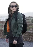 Dámská bunda Basic Bomber Jacket olivová