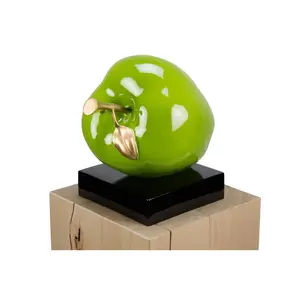 KUNSTLOFT DEKORATIVNÍ SOCHA ZELENÁ, 31/32 CM