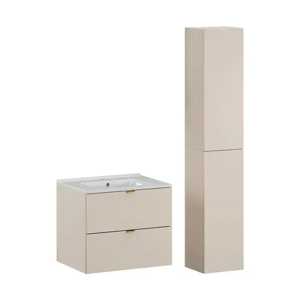 Petits-meubles KOUPELNOVÝ NÁBYTEK 60cm Azel 2er-Set Kašmír