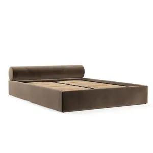 AltaBeds ČALOUNĚNÁ POSTEL SOLVO 200/200 cm Hnědá