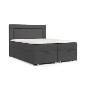 AltaBeds POSTEL BOXSPRING LONTANO 140/200 cm Antracitová
