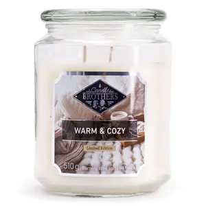 VONNÁ SVÍČKA Vícebarevná Warm & Cozy ve skle 100 h