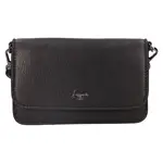 Dámská kožená crossbody kabelka Lagen Orsa - černá