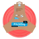 PITCHDOG Pěnový létající disk pro psy červený 24 cm