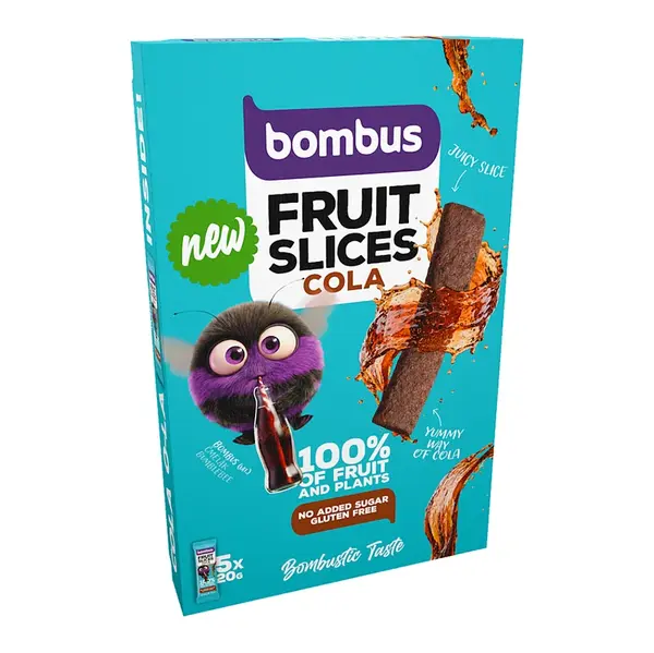 BOMBUS Fruit slices cola ovocné plátky 5 x 20 g